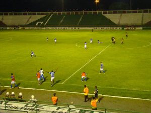 Comemoração azulina depois do gol salvador. Foto: Beto Boullosa