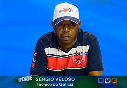 Sérgio Veloso entrevistado no TVE Esporte